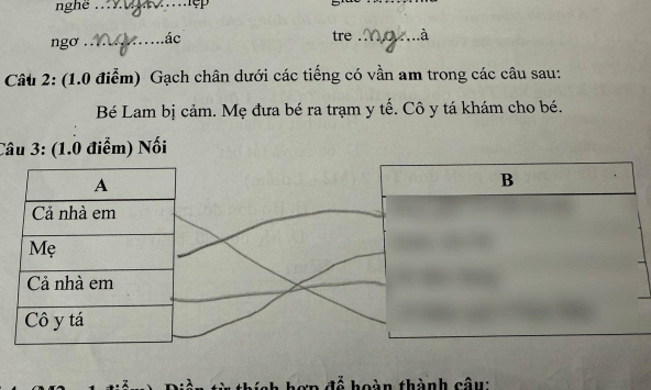 Xem bài tập tiếng Việt của con, bà mẹ Đà Nẵng bật cười: Nuôi hết cơm gạo, con tả mẹ như thế này đây!
