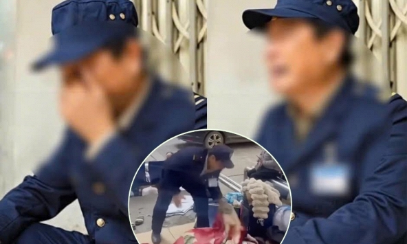 Xôn xao clip bảo vệ giật chăn của người nhà bệnh nhân bật khóc nức nở khi bị cho thôi việc: Sự thật phía sau khiến nhiều người 'ngã ngửa'