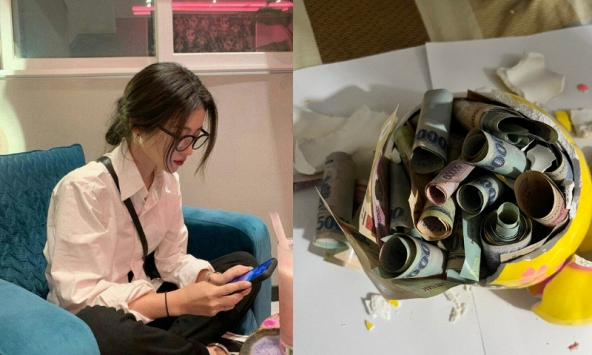 Con heo đất đầy tờ 500k khiến dân mạng nhìn mà tiếc