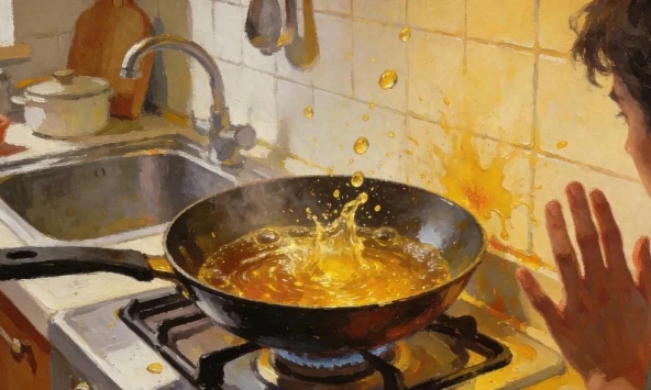 Khi nấu ăn, dầu mỡ luôn bắn tung tóe: Đây là mẹo cực hữu dụng giúp ngăn triệt để dầu mỡ bắn và làm bẩn bếp