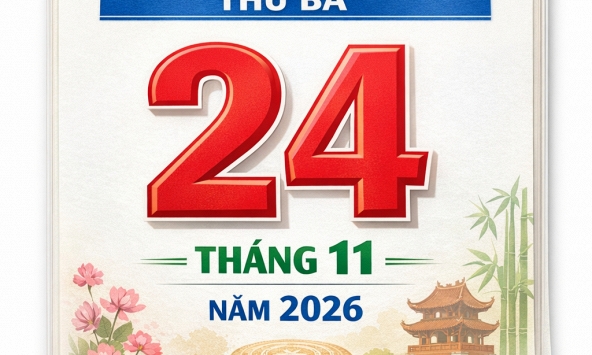 Ngày nghỉ lễ mới toanh 24/11 năm nay rơi vào thứ mấy, nhiều người háo hức lật lịch tra cứu