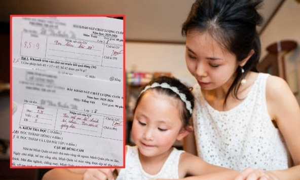 Bà mẹ đăng bài kiểm tra của con, xin tư vấn 'nên khen hay đánh đòn', 1 người nói thẳng: 'Nên mắng, mà mắng bố mẹ'