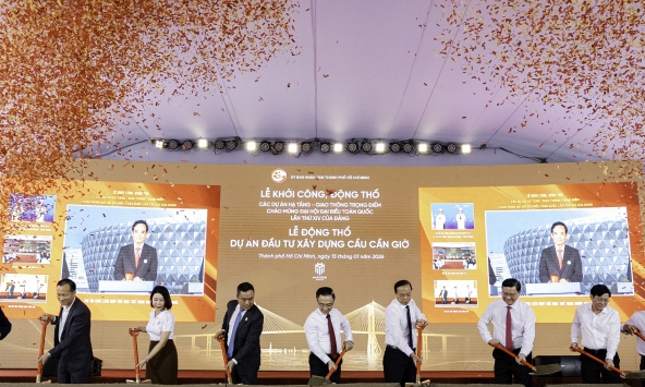 TP.HCM đồng loạt khởi công loạt dự án hạ tầng chiến lược: Cầu Cần Giờ, cầu Phú Mỹ 2