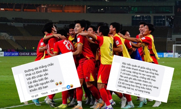 Cả MXH “xuất khẩu thành thơ” vì Đình Bắc sau chiến chiến thắng lịch sử của U23 Việt Nam 