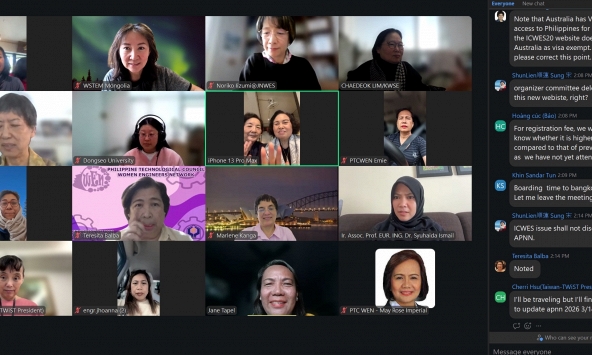 Hội Nữ Trí thức Việt Nam tăng cường kết nối với Mạng lưới các nhà khoa học và kỹ sư nữ Châu Á - Thái Bình Dương 