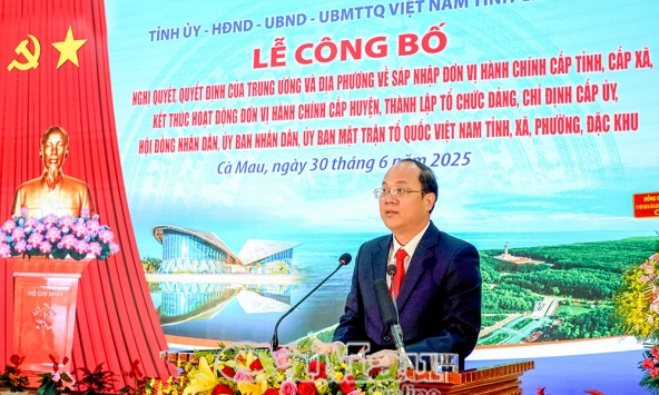 Huy động hiệu quả nguồn lực, phát huy tiềm năng, lợi thế - Động lực đưa Cà Mau phát triển nhanh và bền vững trong kỷ nguyên mới 