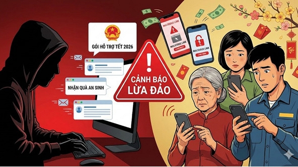 Công an cảnh báo nóng: Thủ đoạn lừa đảo mới nhắm vào công nhân và người cao tuổi dịp cận Tết 2026