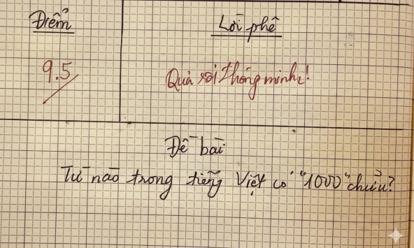 Từ tiếng Việt nào có 1000 chữ U? - Chỉ 0,0001% trả lời đúng! 