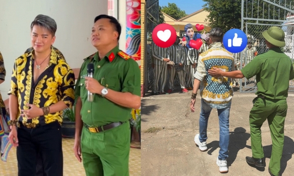 Lãnh đạo trại giam Xuyên Mộc cảm ơn Đàm Vĩnh Hưng