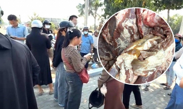 Thông tin MỚI NHẤT vụ 90kg thịt nghi chuyển màu tuồn vào trường tiểu học