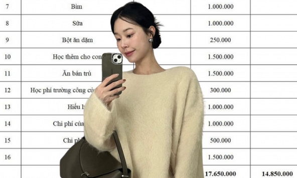 Nhà 5 người chi tiêu cả tháng KHÔNG HẾT 18 triệu: Bất ngờ nhất là khoản tiền ăn!