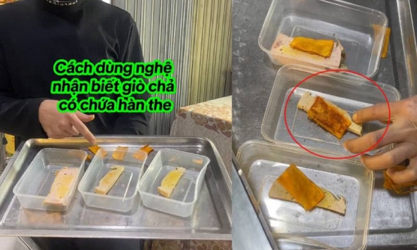 Xôn xao cách dùng nghệ kiểm tra giò chả chứa hàn the: Có phải là giải pháp chọn thực phẩm an toàn để người tiêu dùng yên tâm dịp Tết?