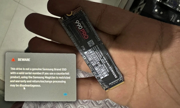 Ham rẻ, người dùng mua phải SSD Samsung 2TB giả, Windows cũng không phát hiện nổi
