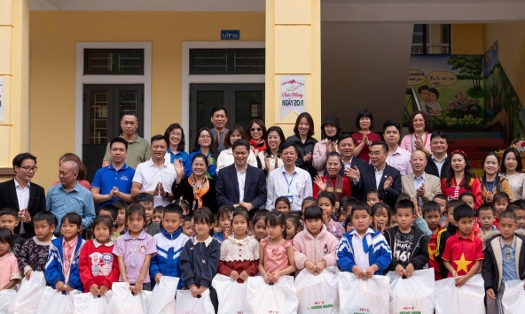 Longevity đồng hành cùng chương trình “Tết ấm vùng cao 2026” tại xã Yên Hòa, tỉnh Nghệ An