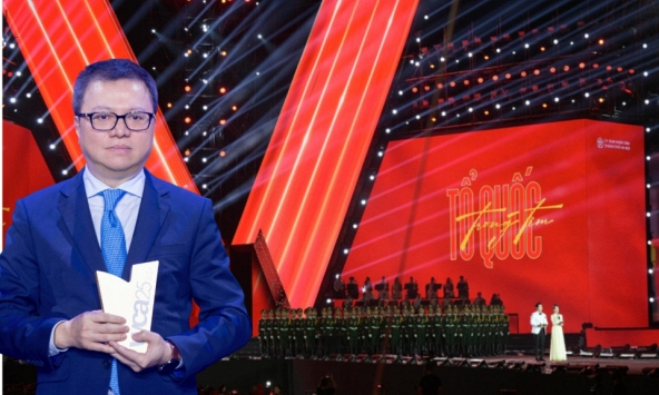 Ông Lê Quốc Minh - Tổng biên tập báo Nhân dân công bố Tổ quốc trong tim sẽ diễn ra tại TP.HCM trong năm 2026