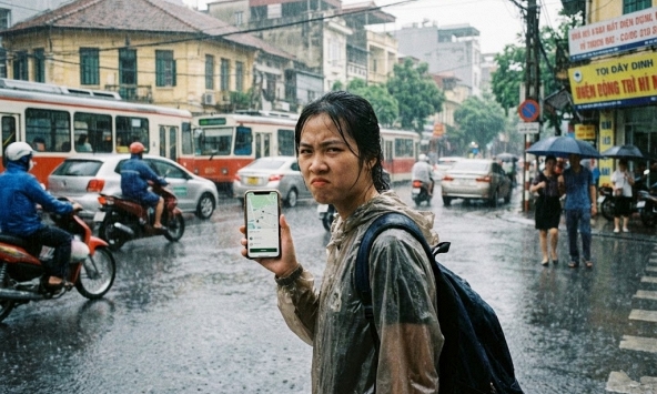 Bật 3 app vẫn 'vô vọng' giữa trời mưa rét và tuyệt chiêu đặt xe công nghệ 'bách phát bách trúng' mùa giáp Tết chị em cần nằm lòng
