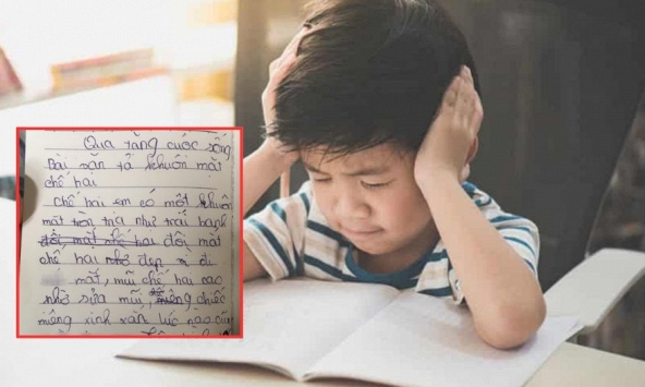 Bài văn tả chị gái bỗng nhắc tới đòn bánh tét: Nghe thì vui nhưng ai cũng khuyên không nên cho chị đọc!