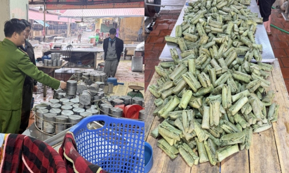 750 cây giò, 720 túi xúc xích chứa chất cấm: Khởi tố mẹ con chủ cơ sở tại chợ đầu mối Đông Tảo