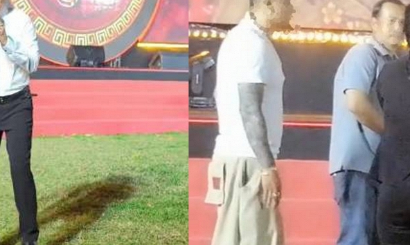 'Ông hoàng nhạc Việt' đình đám một thời đi hát hội chợ, được nhiều người vây kín chụp ảnh