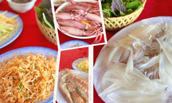 Du Xuân dọc miền biển: Ghé Vũng Áng ăn mực nhảy - đệ nhất gỏi của giới sành ăn