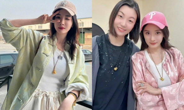 Gợi ý mua vàng ngày vía Thần Tài: Học hỏi phong cách đeo vàng nạp phúc chiêu tài 'đỉnh của chóp' từ Dương Mịch