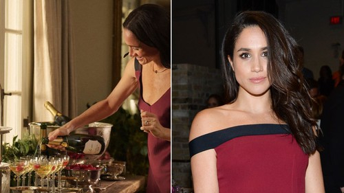 Chỉ diện váy lụa mỏng manh ở nhà rót rượu, Meghan Markle vẫn tạo ra 'cơn địa chấn' khiến hội chị em rần rần săn lùng
