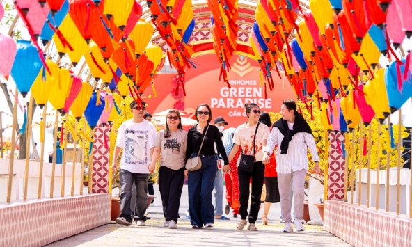 “Chốt” mua nhà từ một chuyến du xuân: Chuyện chỉ có ở Vinhomes Green Paradise Cần Giờ