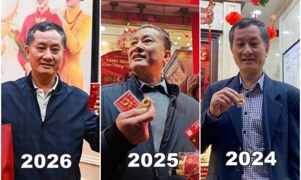 Chân dung cụ ông 70 tuổi ở Hà Nội trở thành 'thánh giữ chuỗi' mua vàng Thần Tài suốt 14 năm 