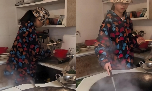 Bé gái 12 tuổi nấu cả bàn tiệc đãi khách, được khen 'vạn người mới có một' nhưng dân mạng lại lo một điều