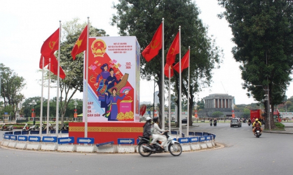 Hà Nội chào đón ngày bầu cử đại biểu Quốc hội và Hội đồng nhân dân