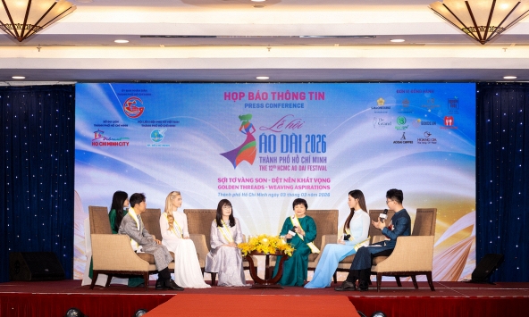 Hoa hậu Thanh Thuỷ, Tiểu Vy, Lương Thuỳ Linh đồng hành Lễ hội áo dài TPHCM 2026