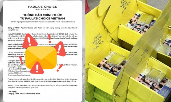 Paula's Choice, Lemonade đồng loạt phát thông báo khẩn