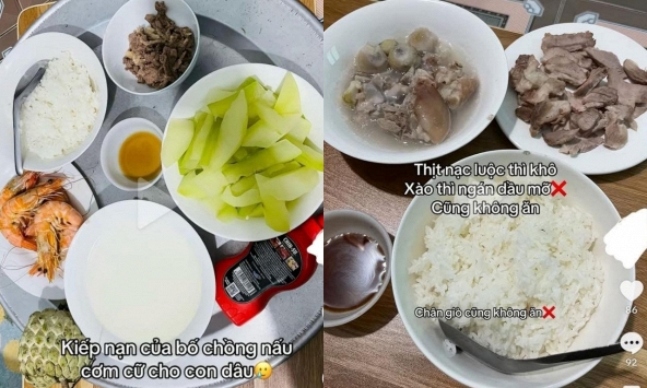 Con dâu chụp ảnh cơm cữ bố chồng nấu rồi chê ỏng chê eo, dân tình ngán ngẩm vì 'cái nết': Đây là thử thách của bố chồng mới đúng!