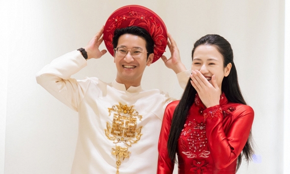 Mỹ nhân VTV được chồng là đồng môn, đồng nghiệp si mê, yêu chiều, không ghen khi đóng cảnh tình cảm