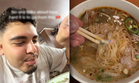 Ăn bát phở 393.000 đồng, khách Tây khóc không thành tiếng
