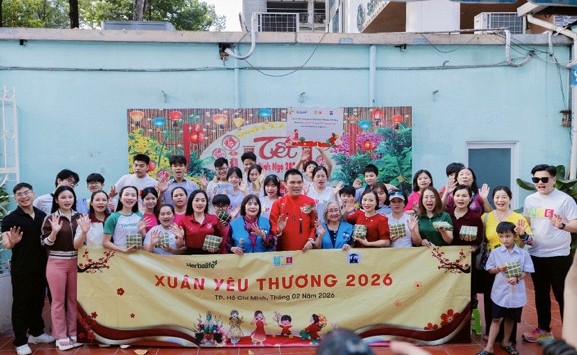 Herbalife Việt Nam tổ thức chương trình “Xuân Yêu Thương” 2026 cho trẻ em và người cao tuổi có hoàn cảnh khó khăn tại các Trung tâm Casa Herbalife