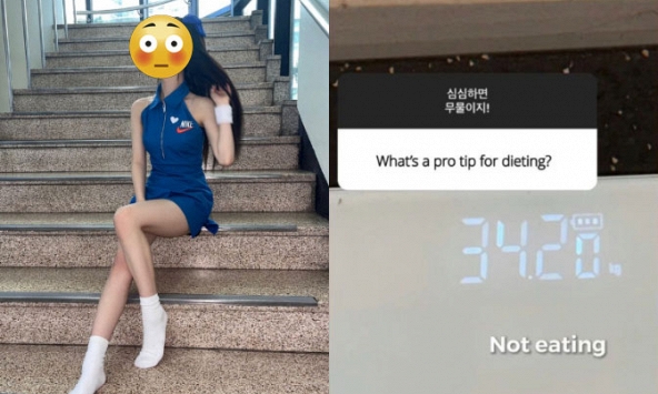 Hoảng hồn nữ ca sĩ chỉ nặng 34kg!