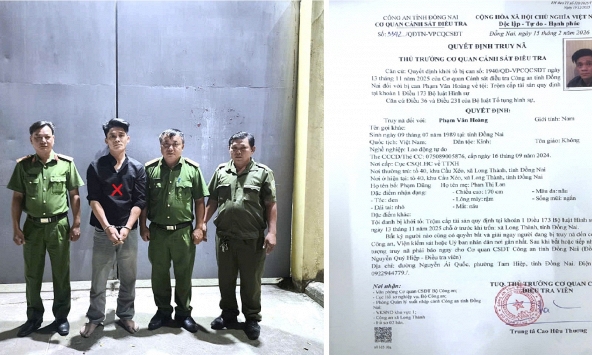 Bắt Phạm Văn Hoàng sinh năm 1989