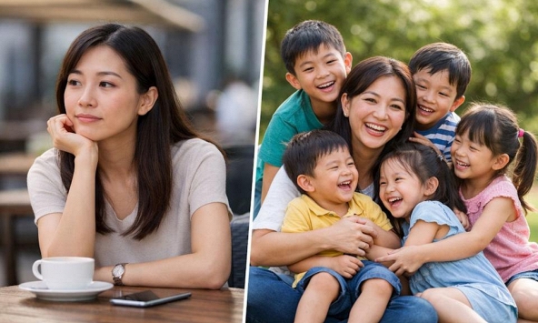 Phụ nữ không sinh con và có nhiều con cháu, người nào già đi nhanh hơn?