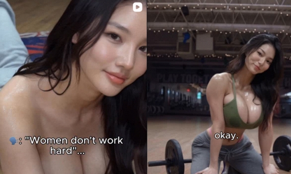 Hot girl nửa triệu follow tung toàn những video 'nặng đô', dân tình xem mà 'ngộp thở'