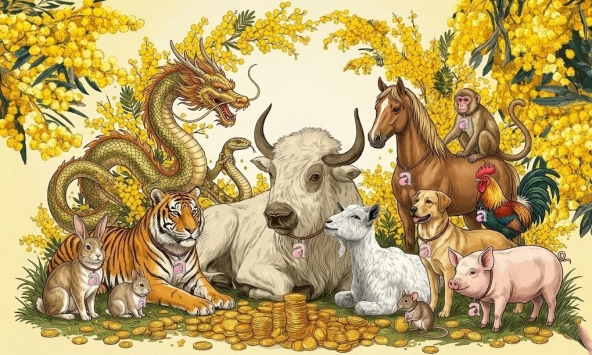 Tháng 2 âm 4 con giáp được Thần tài ưu ái, sự nghiệp thăng tiến, giàu có thịnh vượng bậc nhất