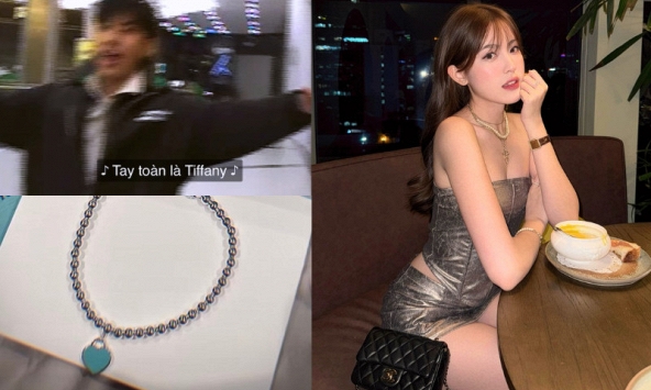 'Túi Chanel trên người, tay toàn là Tiffany': HIEUTHUHAI khoe thế này vẫn còn nhẹ với tủ đồ hiệu của bạn gái hot girl