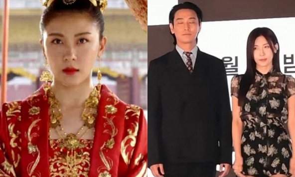  Ha Ji Won lộ chân gầy tong teo bên “Thái tử” Joo Ji Hoon tại sự kiện