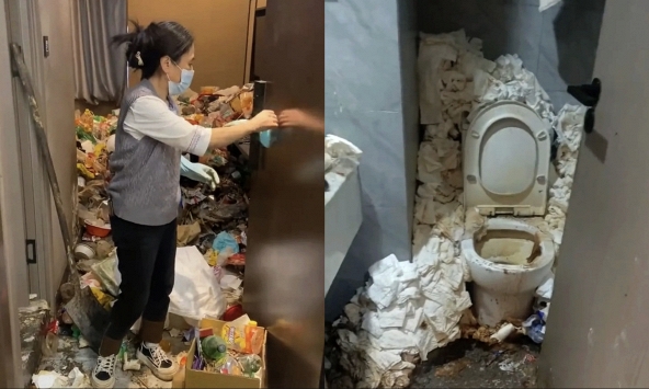 Game thủ thuê khách sạn ở lì suốt 2 năm, giấy vệ sinh đã dùng chất cao như núi trong phòng
