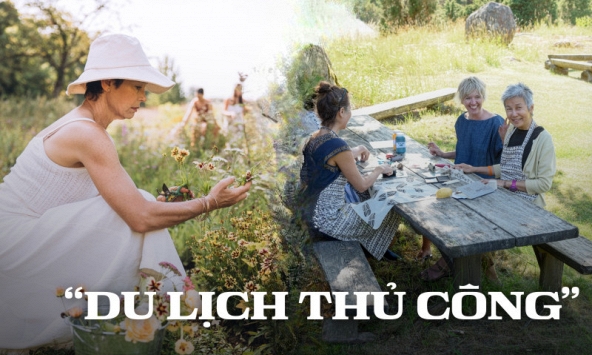 Trào lưu 'Slowcation': Phụ nữ hiện đại chi ngàn đô sang tận châu Âu chỉ để... hái hoa và in vải chữa lành áp lực