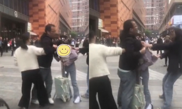 Vợ bắt quả tang chồng giữa trung tâm thương mại, cảnh giác cao với kiểu 'bé ba' thế này!