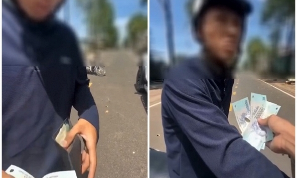 Đâm trúng ô tô tiền tỷ, thanh niên thất thần rút vội 3 triệu đền, câu nói cuối của chủ xe gây sốc