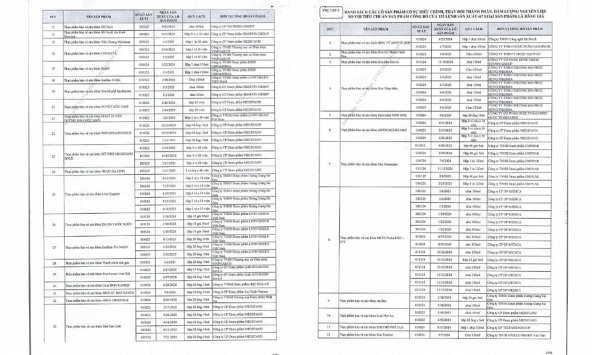 Danh sách chi tiết 742 thực phẩm chức năng vừa bị thu hồi trên toàn quốc, trong đó có nhiều sản phẩm dành cho trẻ em