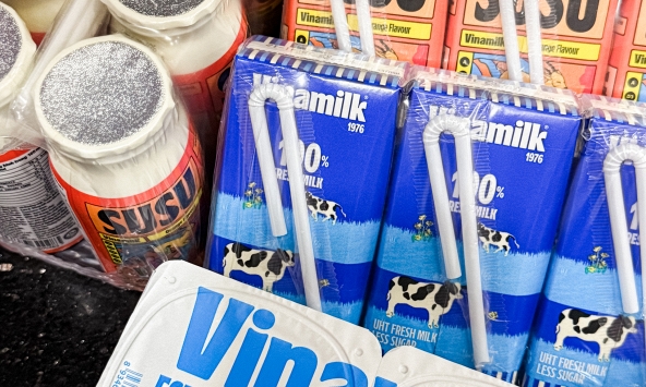 Hãng sữa quốc dân Vinamilk đặt 'mật mã' trên bao bì