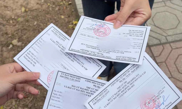 Cảnh báo tất cả người dân đi bầu cử